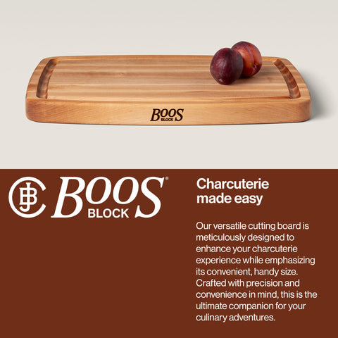 John Boos rounded edges profile reducing splintering and improving safety