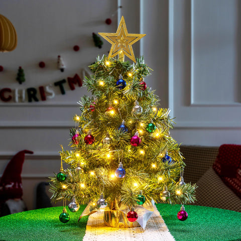 JOIEDOMI tree on side table for scale showing compact space-saving fit