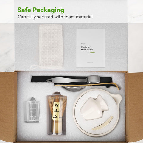 Joiish waterproof tea mat with tools to keep surfaces clean