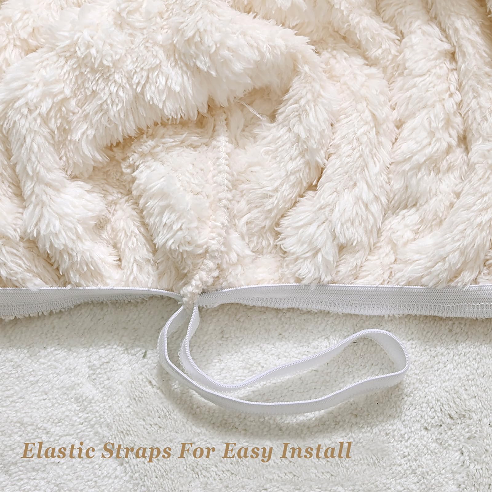 JOKIVTOU elastic straps underneath providing secure anti-slip benefit