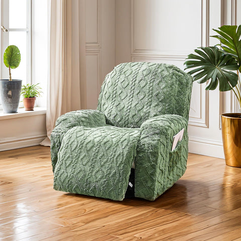 JOKIVTOU recliner in living room showing family-friendly protection and style