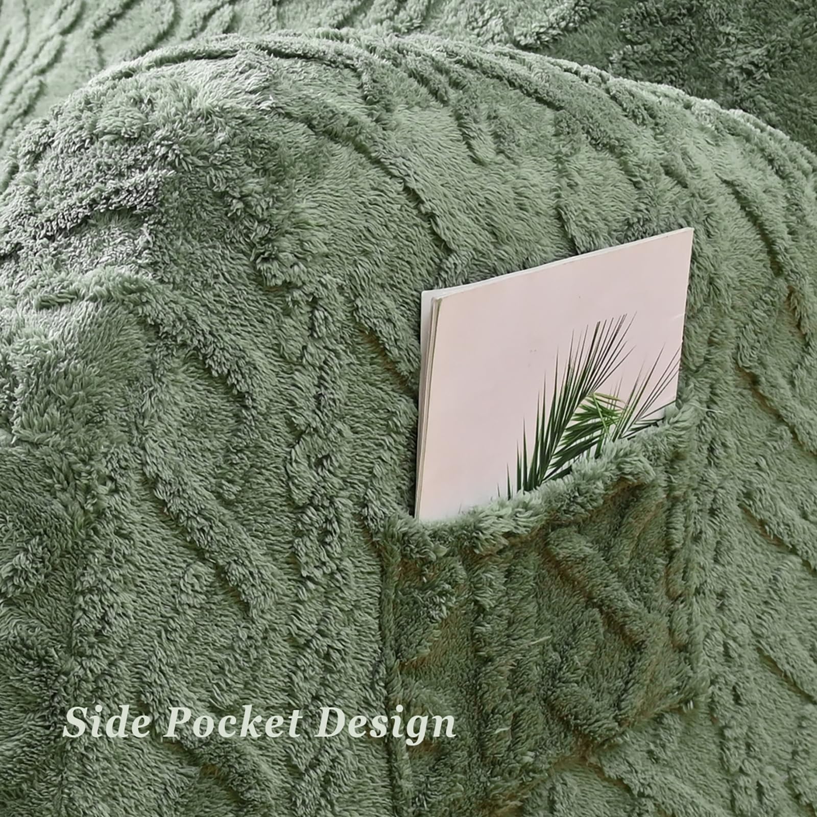 JOKIVTOU arm pocket in use holding remote and phone for convenient storage