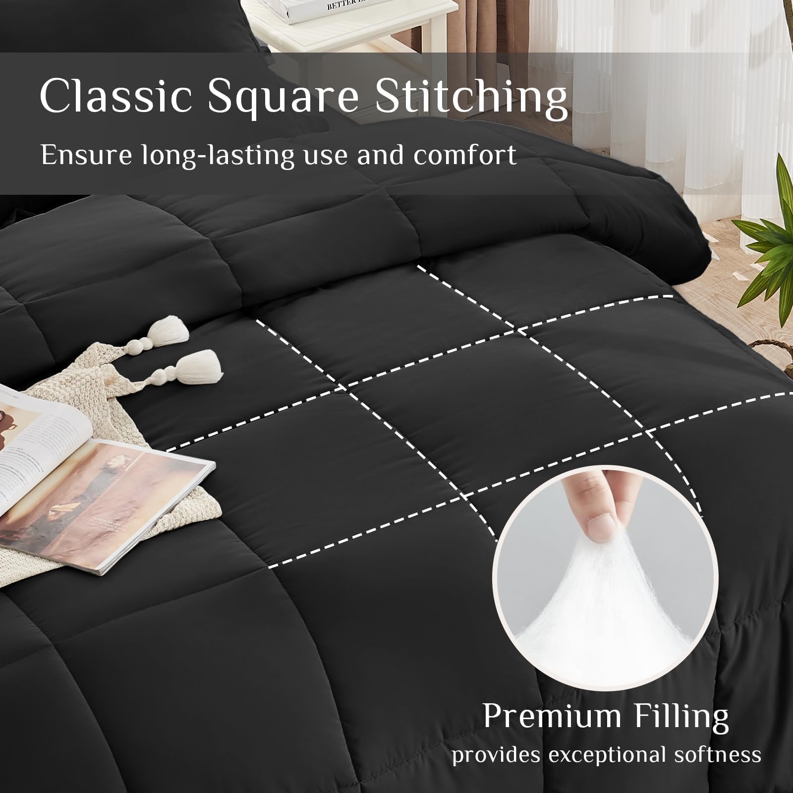 JOLLYVOGUE close-up microfiber texture showing soft touch and breathable comfort