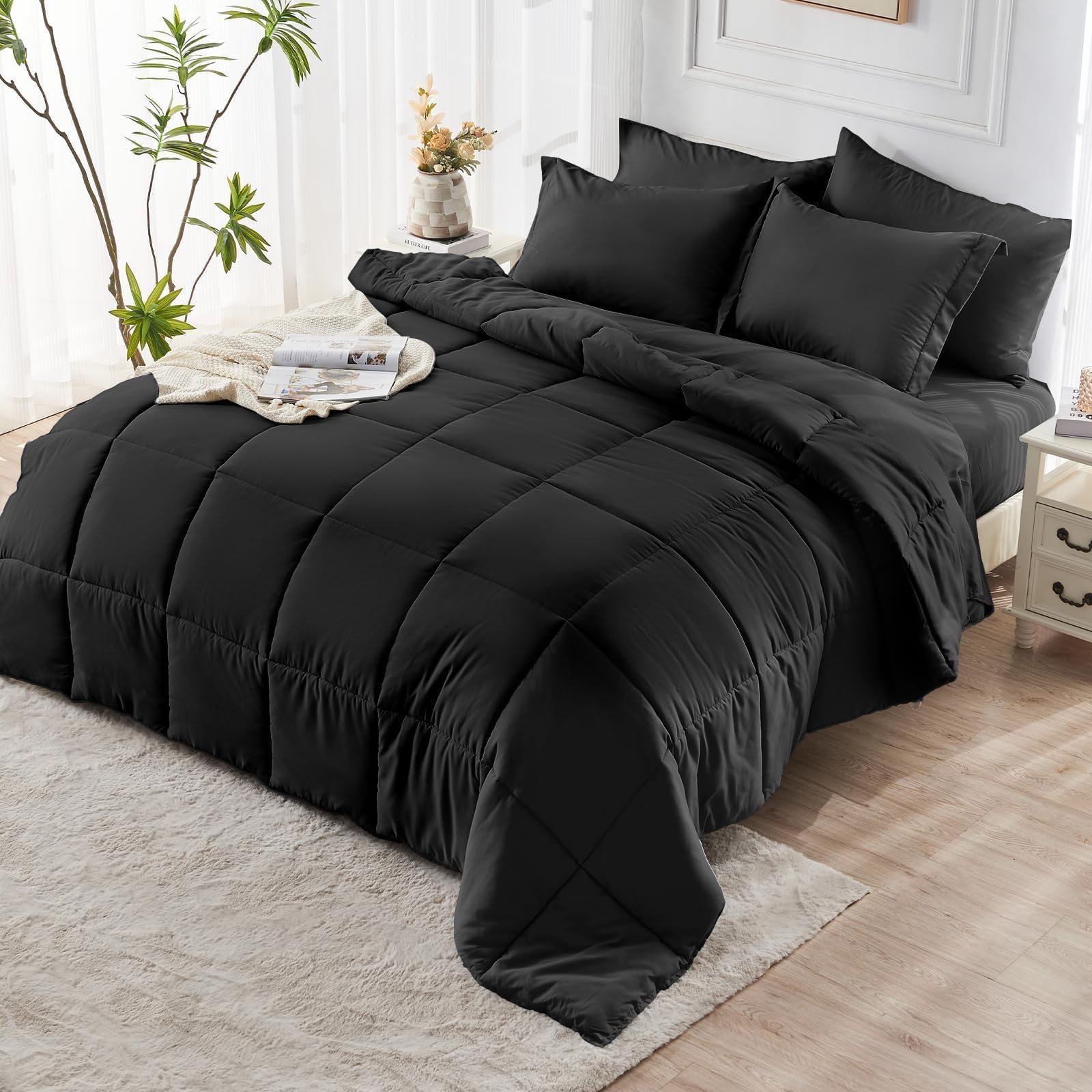 JOLLYVOGUE folded set in storage showing easy washing care and space-saving pack