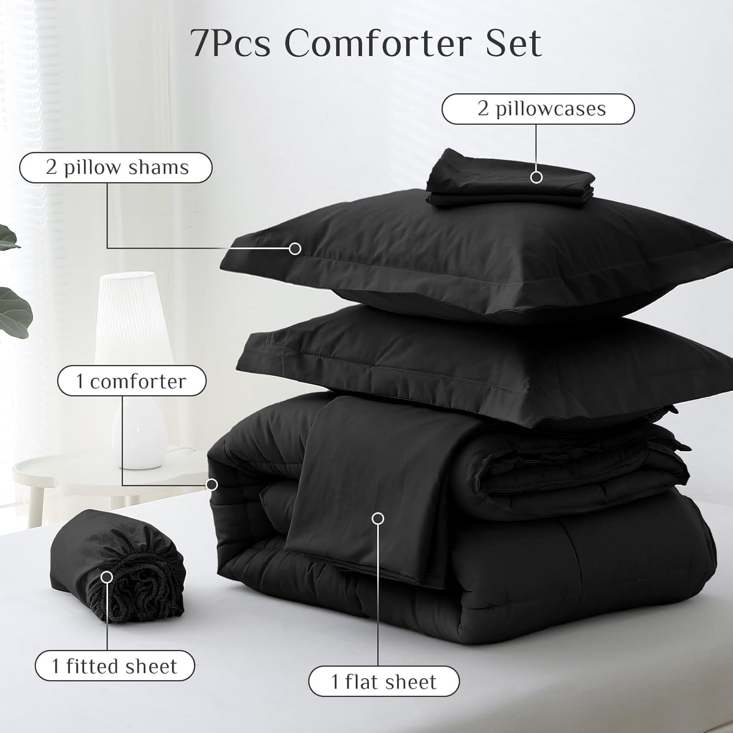 JOLLYVOGUE fitted sheet deep pocket on mattress showing secure fit and anti-slip hold