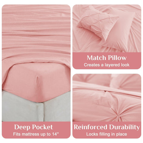 JOLLYVOGUE pillow shams and cases arranged showing coordinated bedding benefit