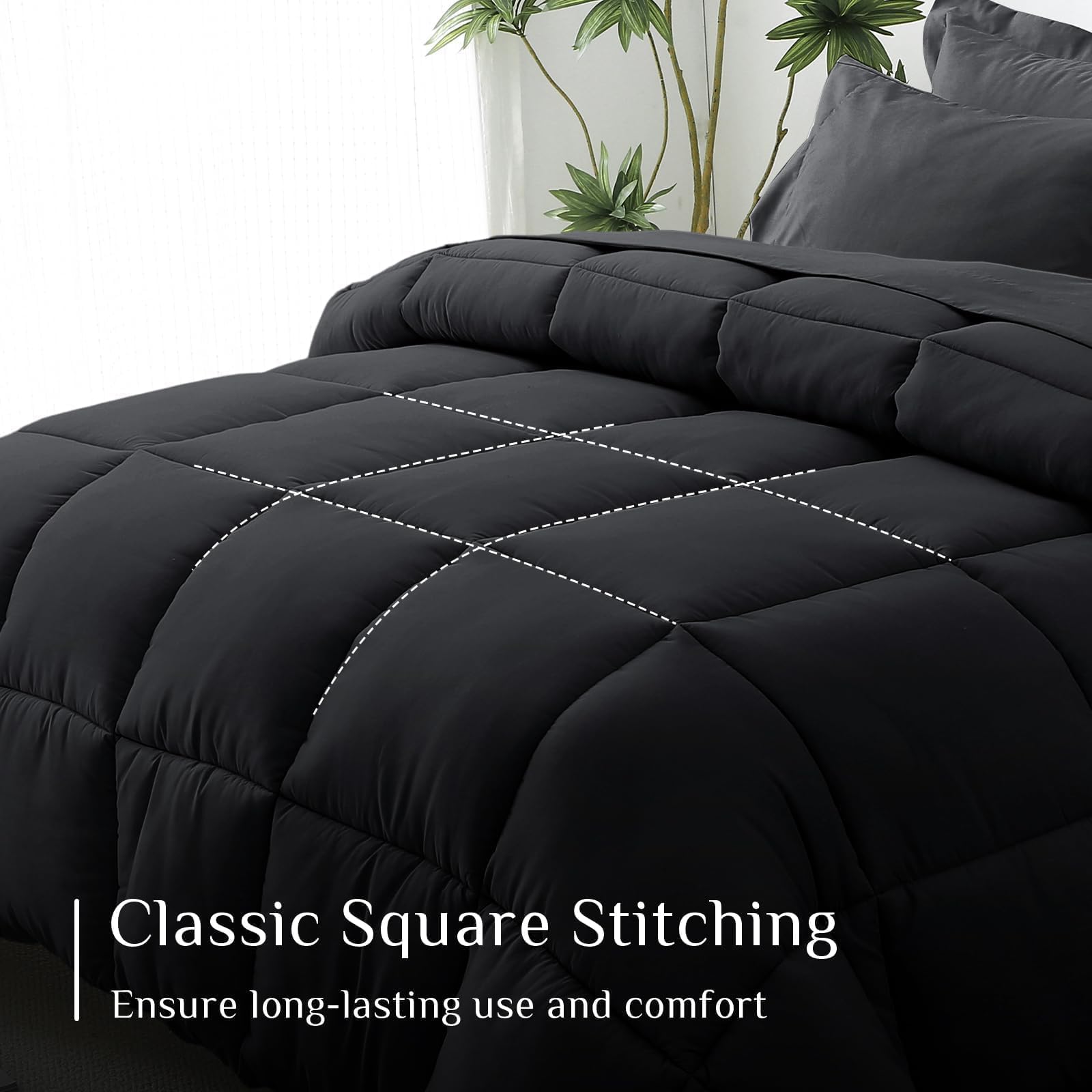 JOLLYVOGUE sheet fitted deep pocket demonstration showing secure mattress fit