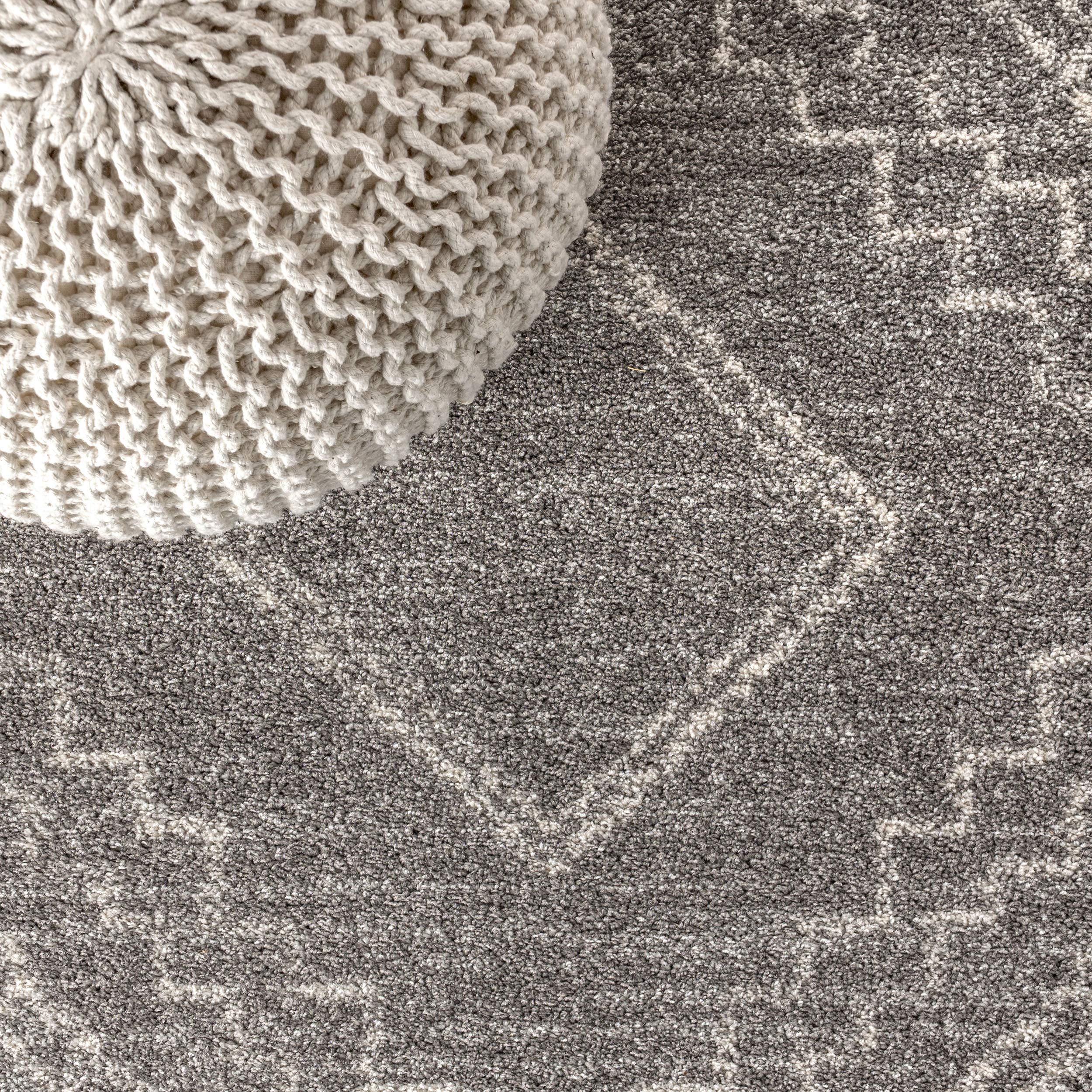 JONATHAN Y rug styled in living room adding modern boho contrast and comfort