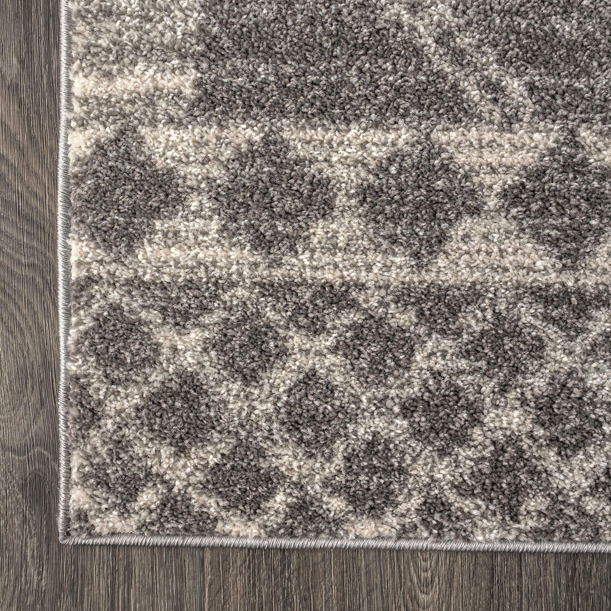 JONATHAN Y rug with a dog to show pet-friendly, durable surface and easy care