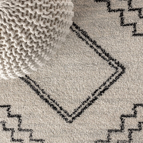 JONATHAN Y rug styled in living room providing a grounding layer and design focal point