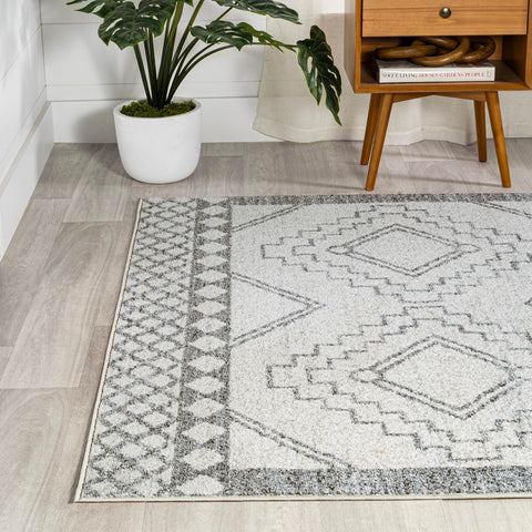 JONATHAN Y detailed shot of geometric Moroccan pattern offering bold graphic interest