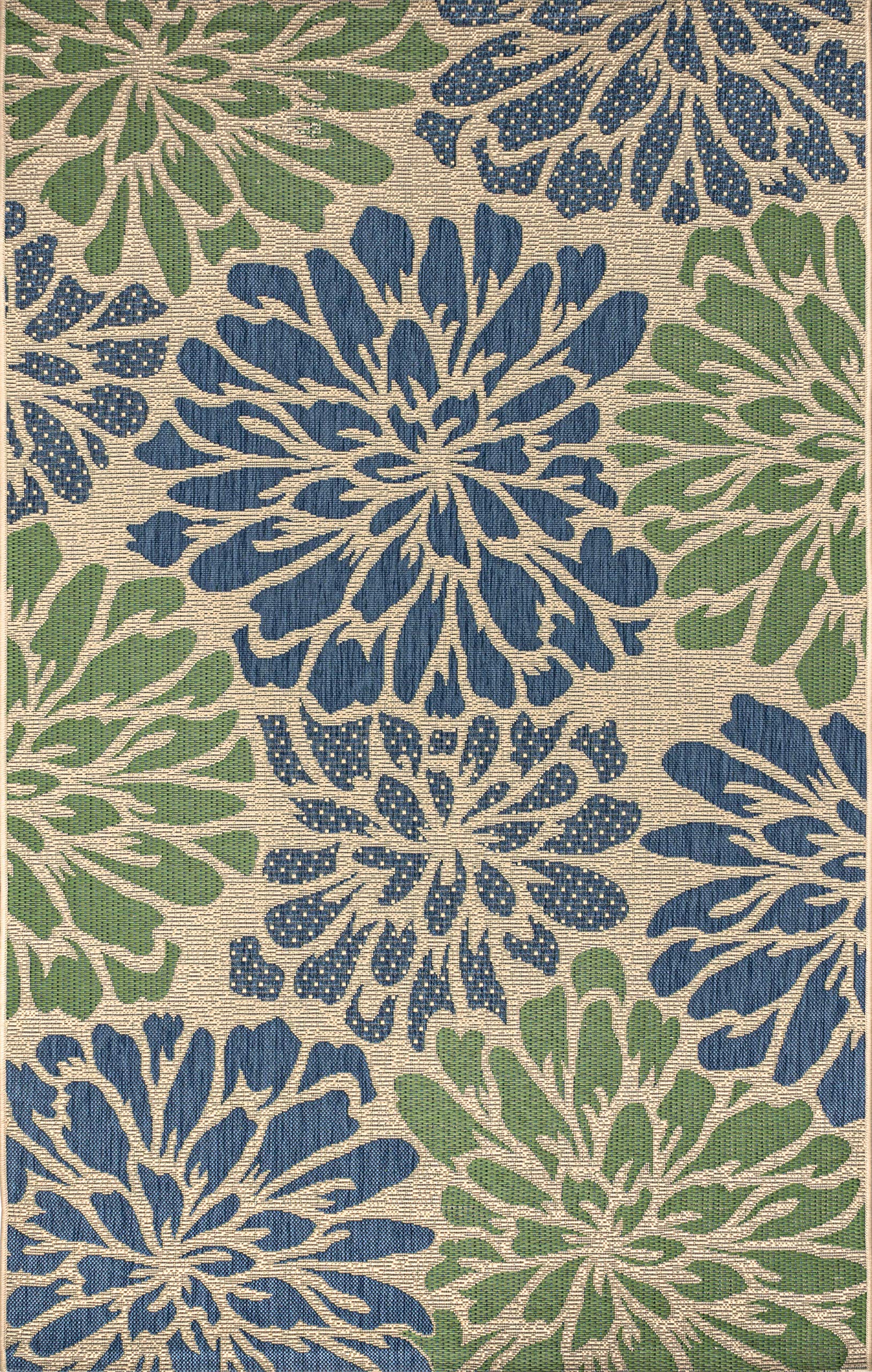 JONATHAN Y rug backside weave showing machine-woven structure and durability benefit