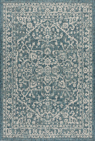 JONATHAN Y color blend close-up showing teal and gray tones for cohesive decor benefit