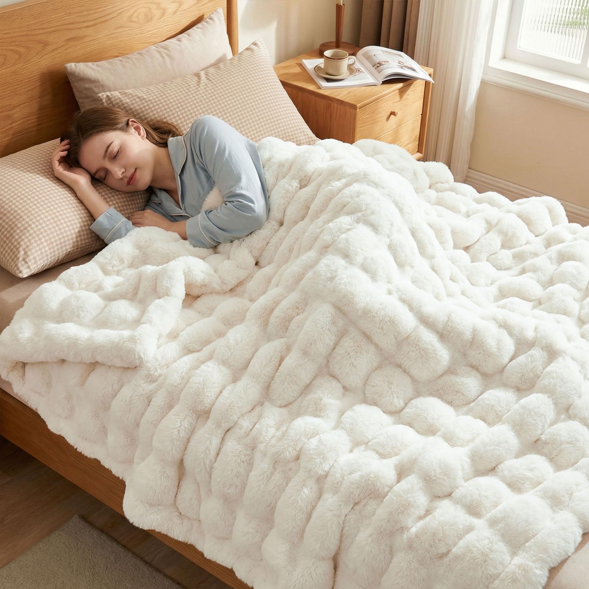 JONIYEAR reverse crystal velvet smooth side with warmth benefit