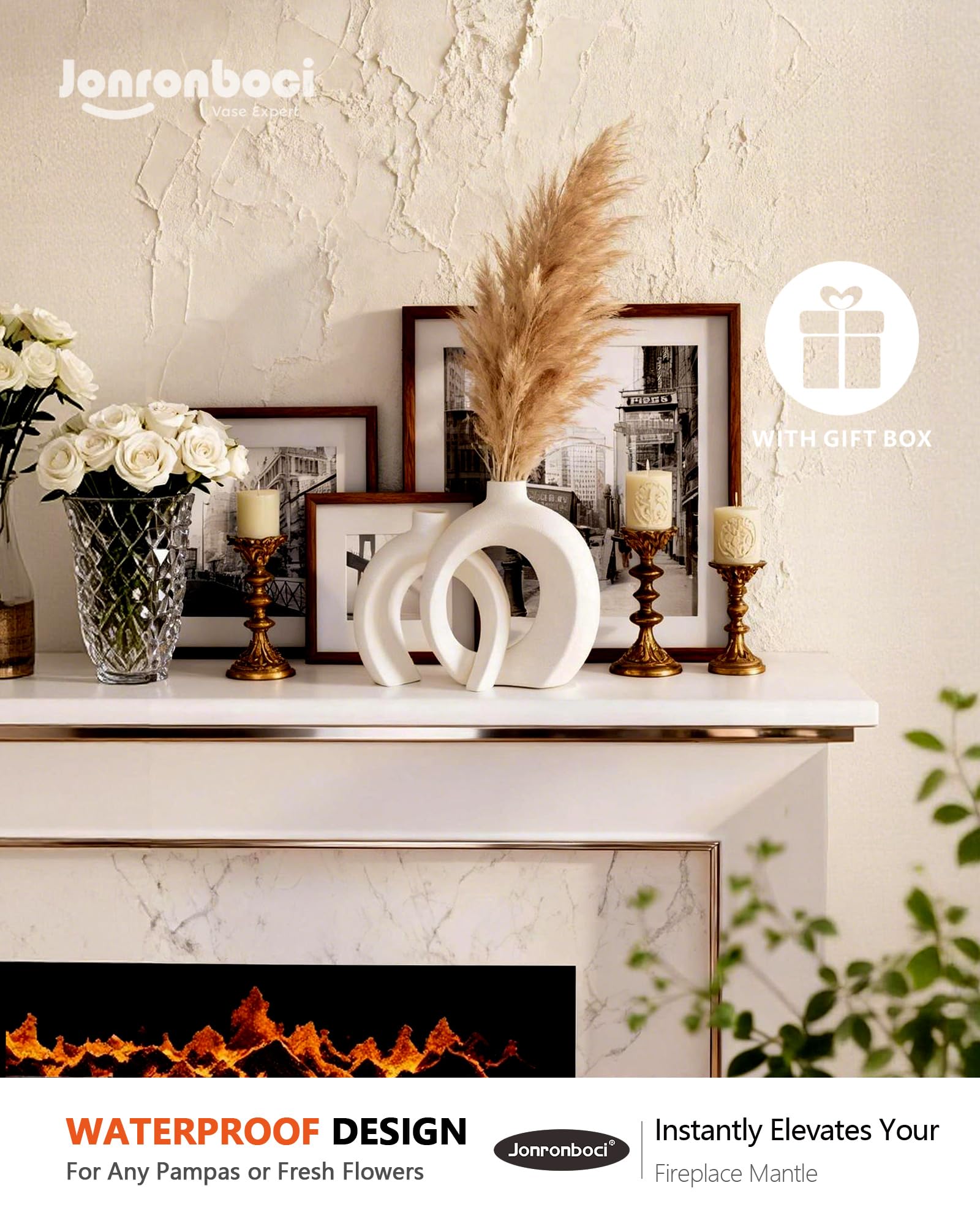 Jonronboci vase held in hand demonstrating scale and easy tabletop placement