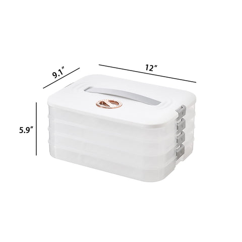 Jonvin top view with flip-top lid open enabling easy single-layer access and serving