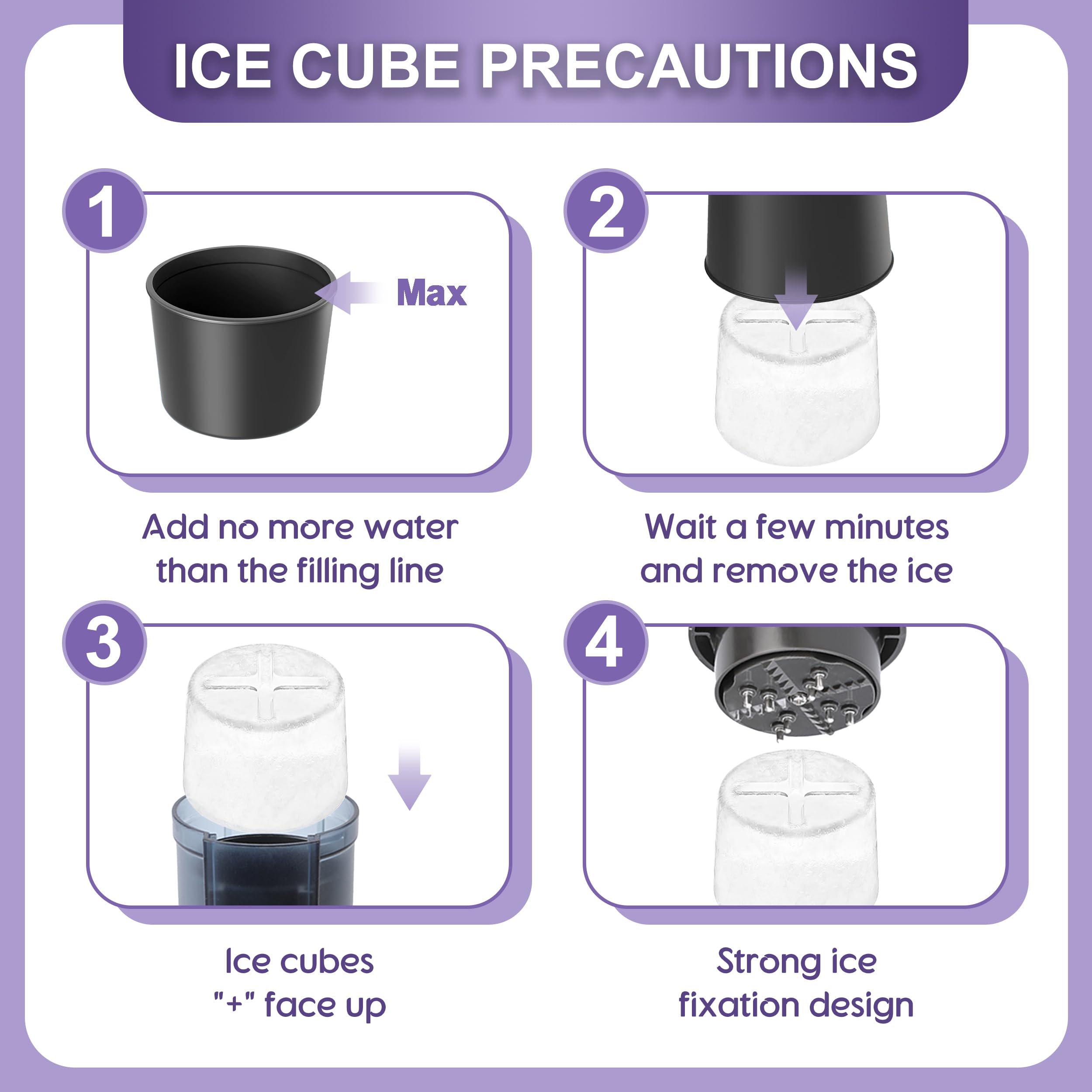 Jooke attachment in use shaving ice into bowl for fast party servings