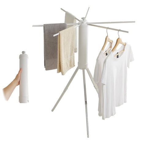 JOOM folded compact storage showing easy tuck-away and space saved