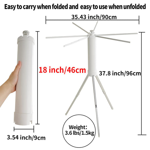 JOOM scale with hand for size demonstrating portability and travel convenience