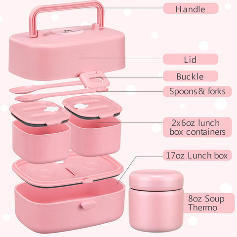 JOOPETALK two leak-proof containers sealed to prevent spills during transport and protect contents