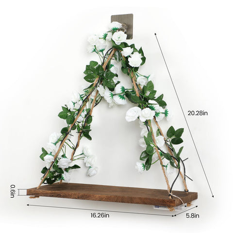 JOPSTDI shelf installed in living room offering stylish wall storage benefit