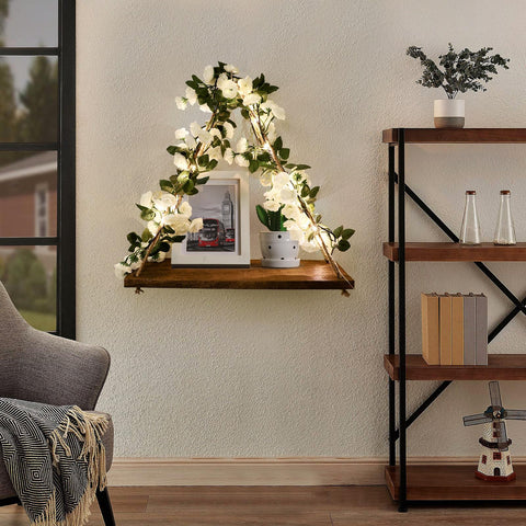 JOPSTDI LED strip lit on shelf providing soft ambient lighting benefit