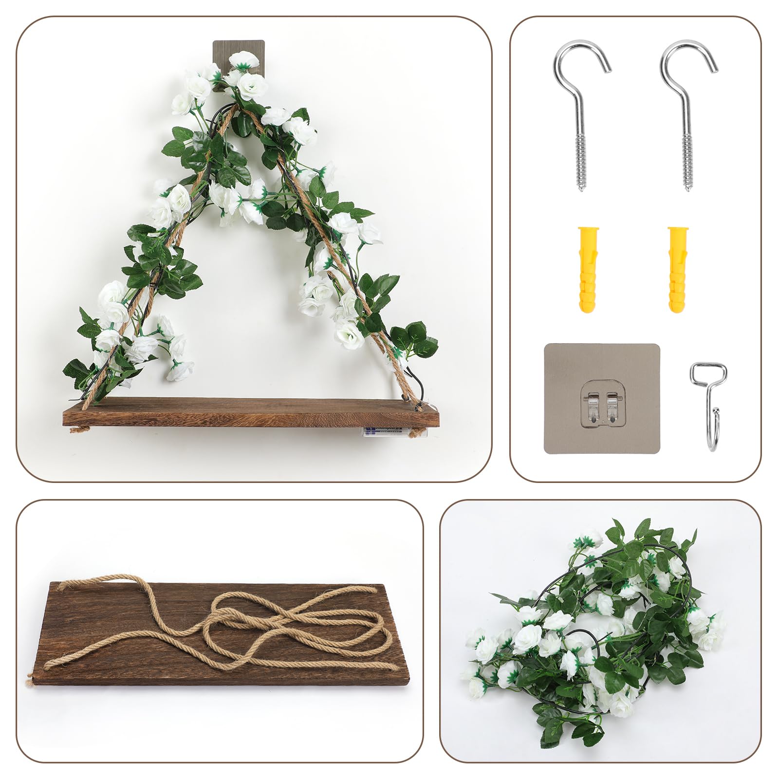 JOPSTDI shelf with decor for scale showing compact footprint benefit