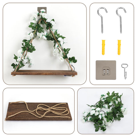 JOPSTDI shelf with decor for scale showing compact footprint benefit