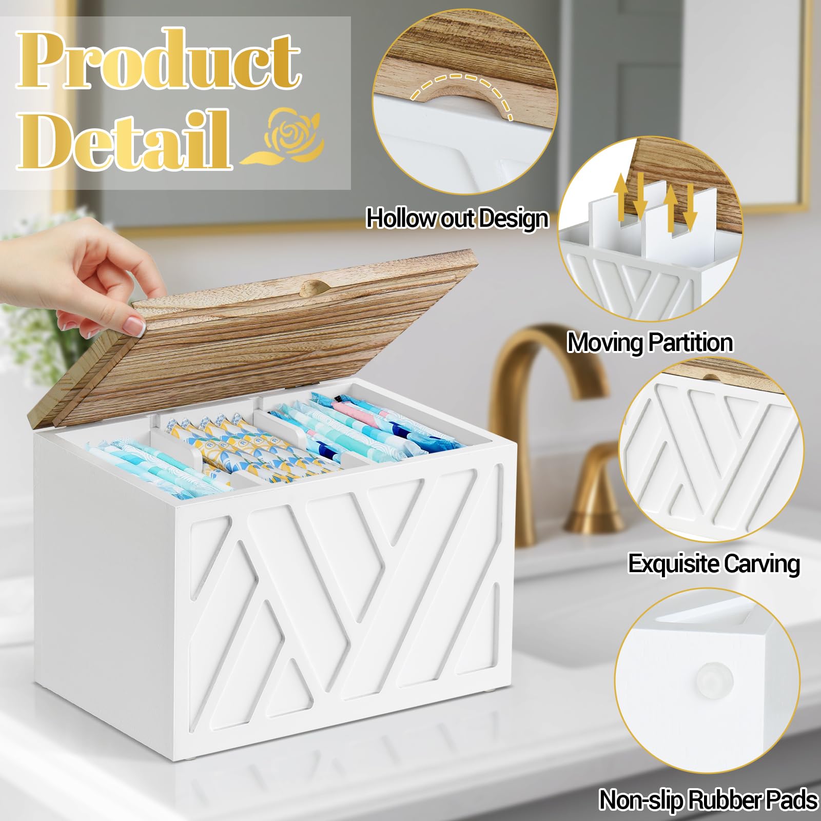 jorkol in bathroom vanity styling shows decor-friendly organizer benefit