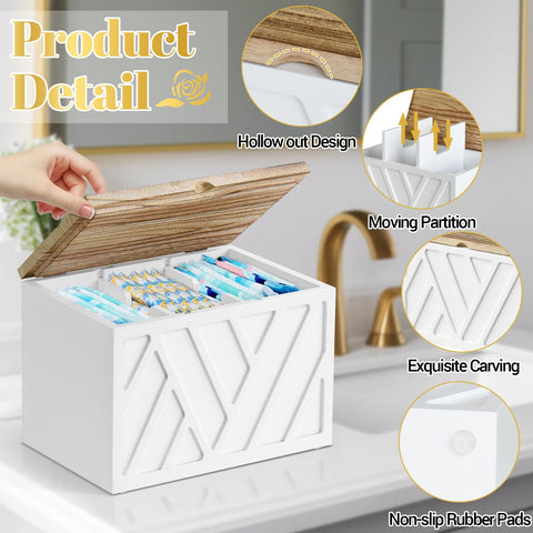 jorkol in bathroom vanity styling shows decor-friendly organizer benefit