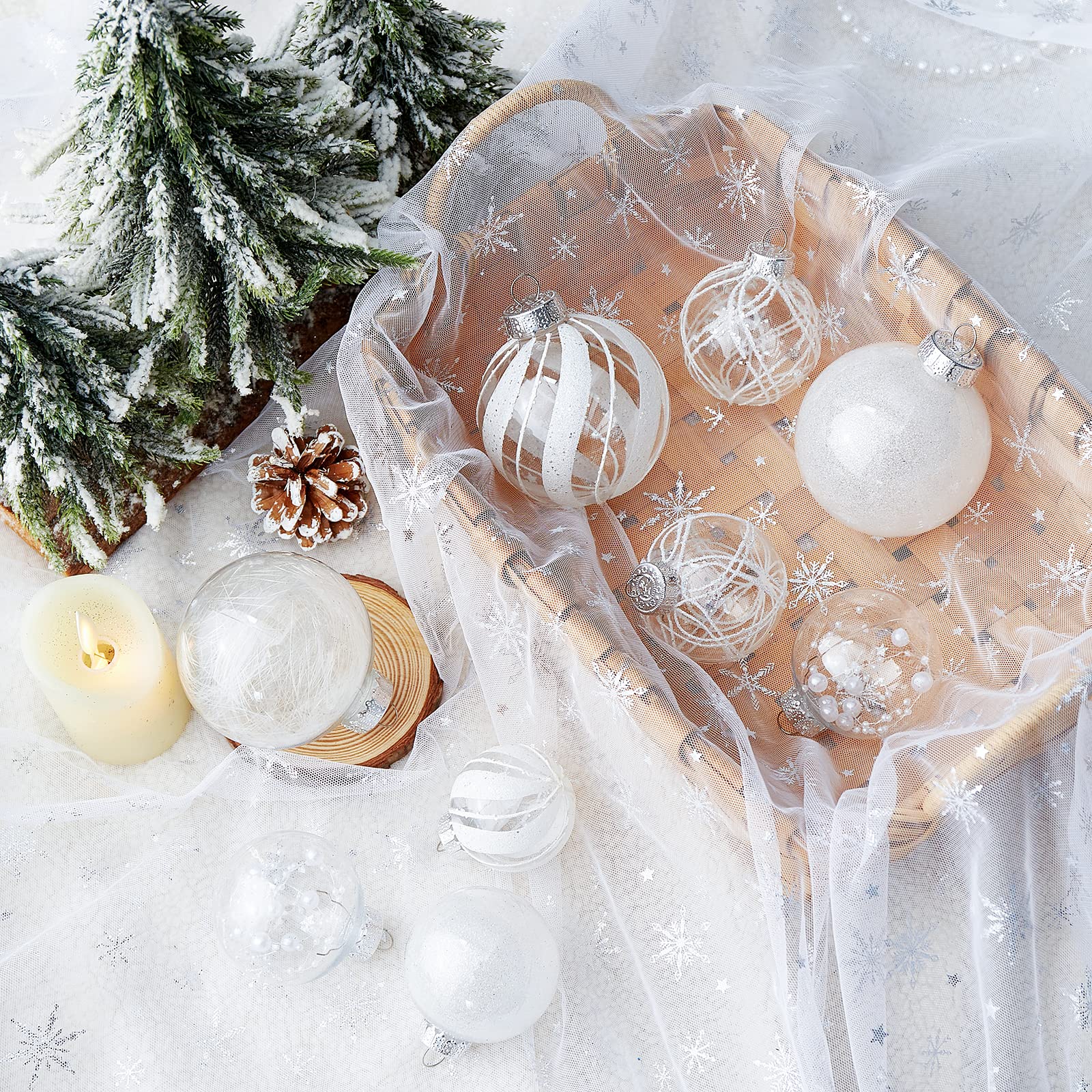 Jorysics open fillable ornament with removable cap, shows DIY potential