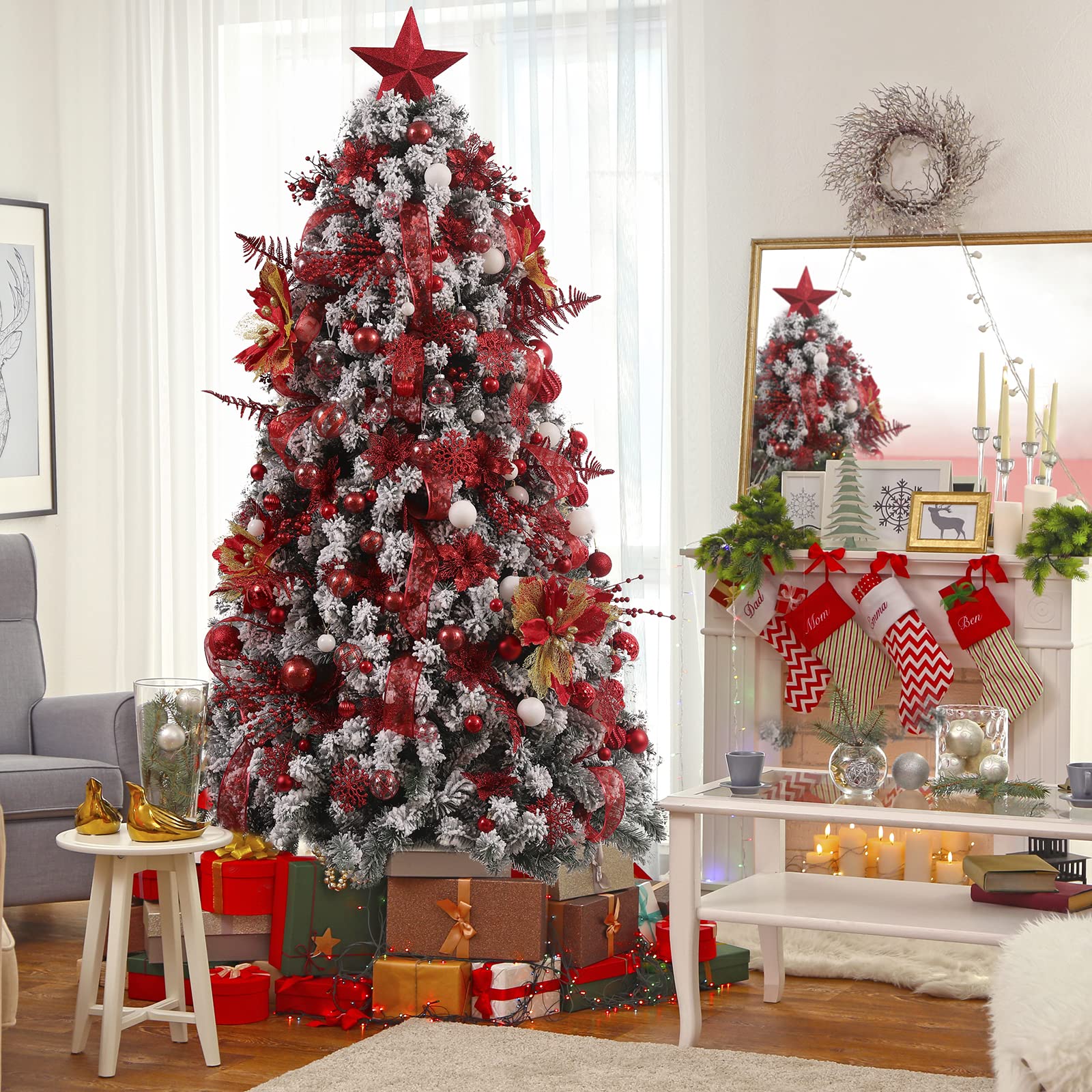 Jorysics three bauble sizes displayed side by side for scale and styling ideas