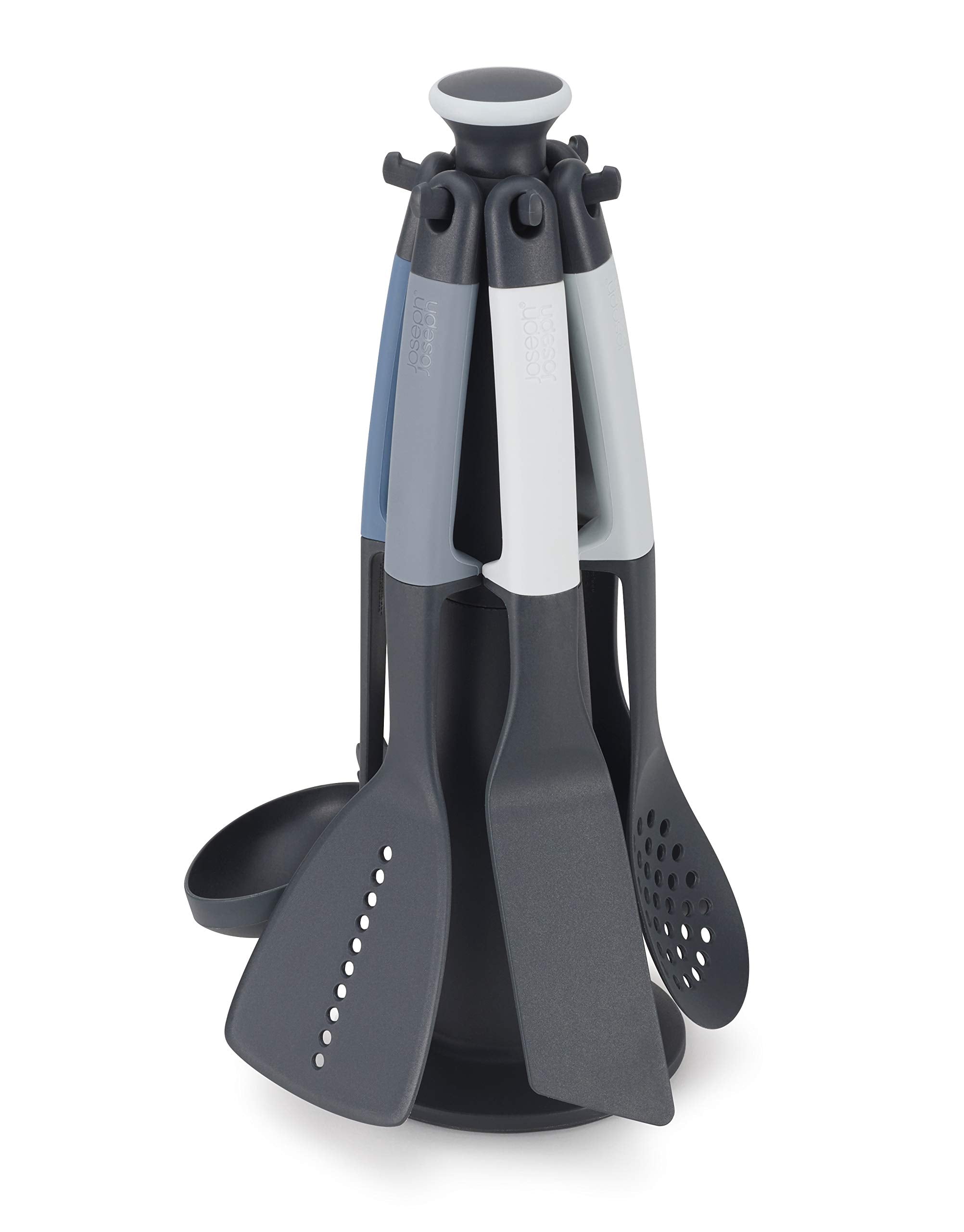 Joseph Joseph front view of Sky carousel set, neat countertop organization