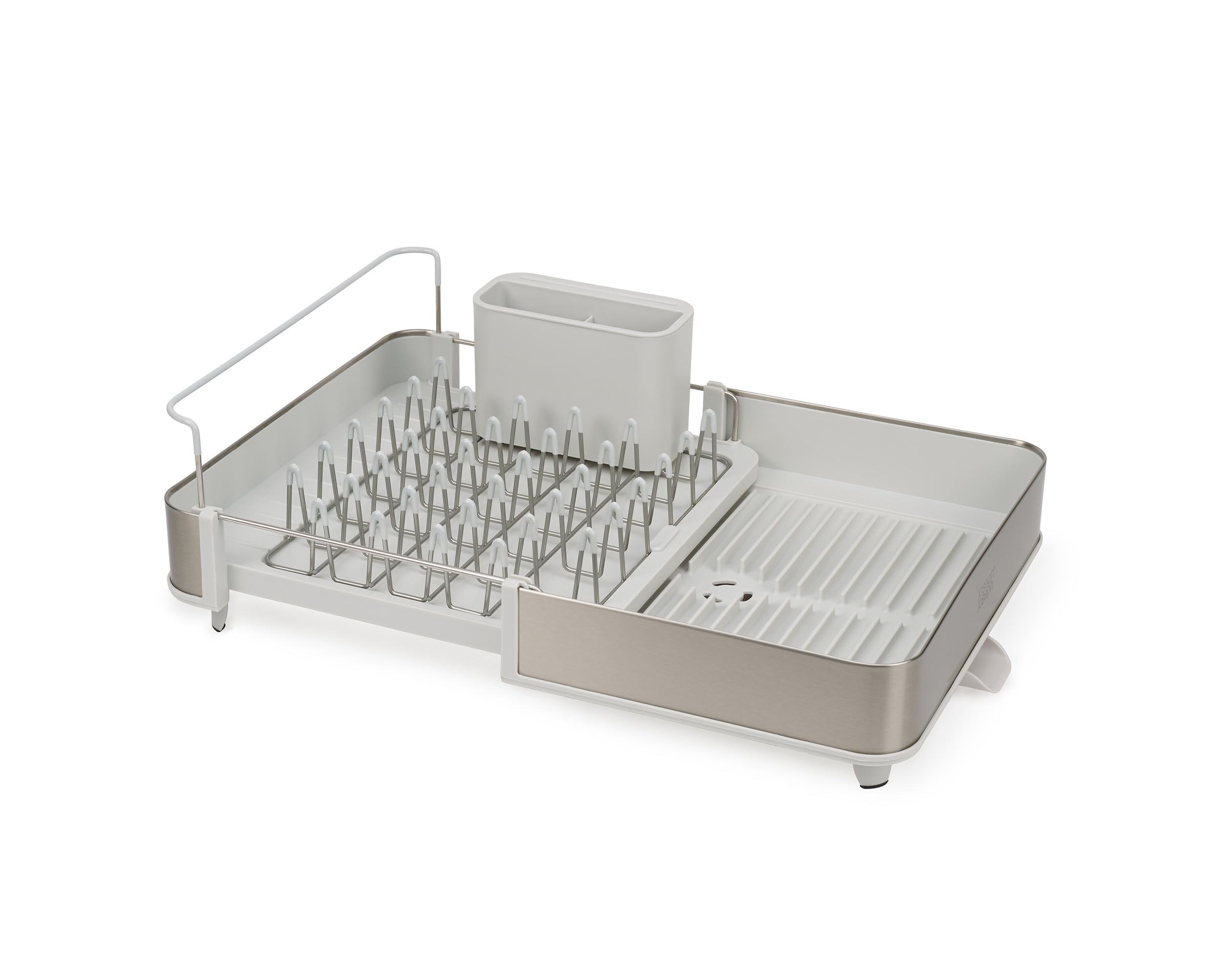 Joseph Joseph close-up of coated prongs protecting dishes and preventing scratches benefit