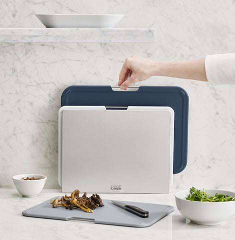 Joseph Joseph lifestyle kitchen prep showing quick-access convenience