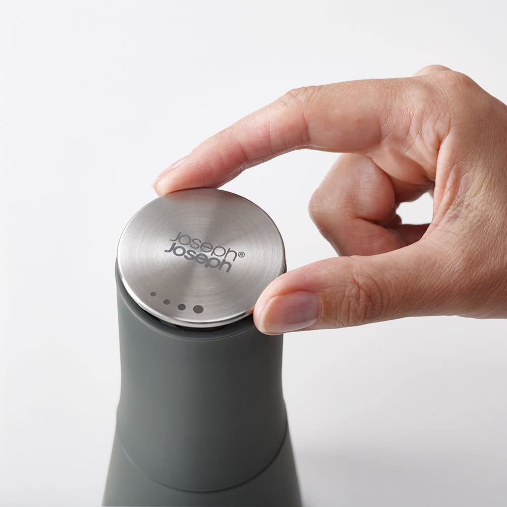 Joseph Joseph wide opening during refill demonstrating easier, faster topping up