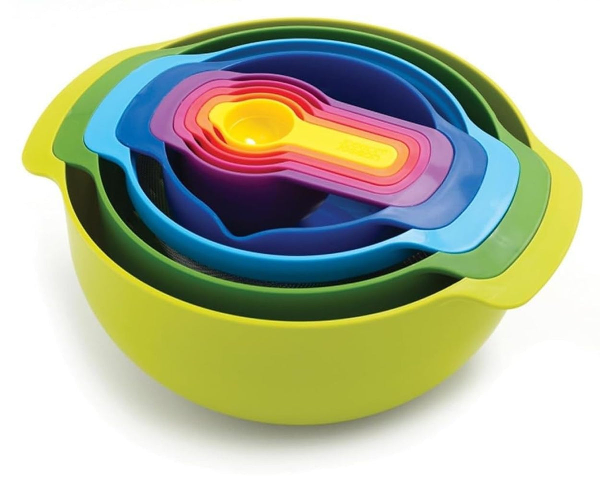 Joseph Joseph front packaging showing compact prep set and complete contents
