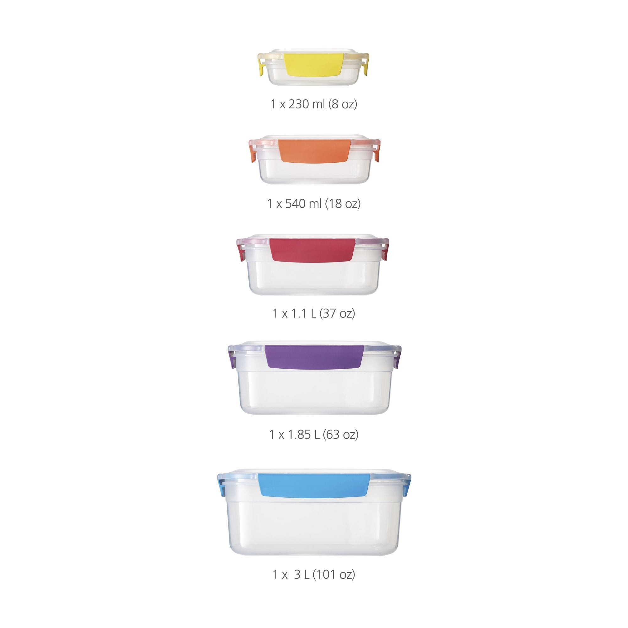 Joseph Joseph nested containers inside each other to save cupboard space