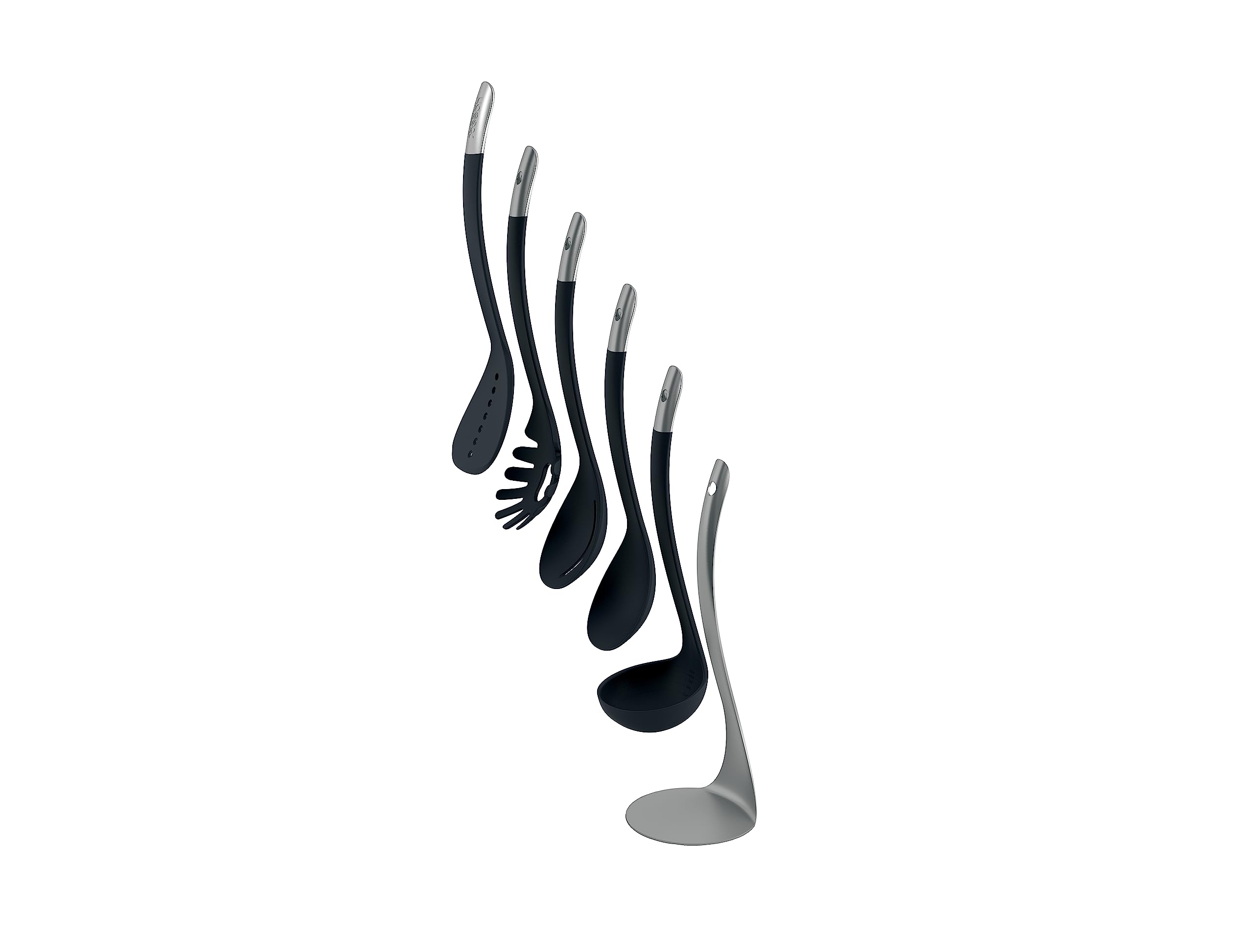 joseph joseph close-up of nylon heads protecting nonstick cookware