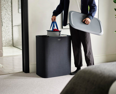 Joseph Joseph lifestyle bathroom placement showing tidy room aesthetic benefit