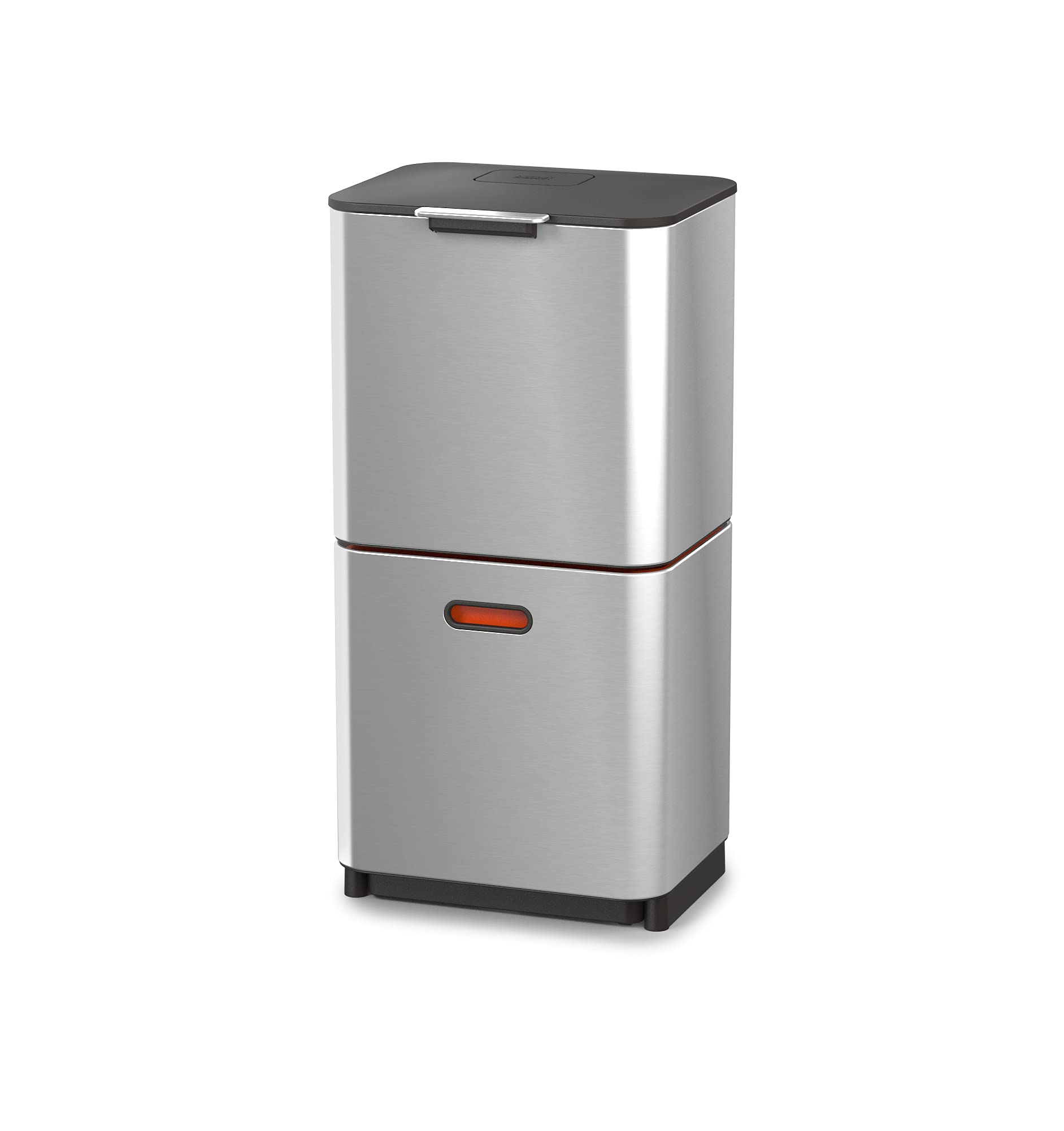 Joseph Joseph Totem Max lid open showing replaceable carbon odor filter for fresher air