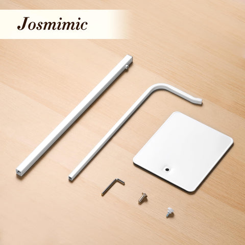 Josmimic packaging with hardware and manual, indicating easy assembly