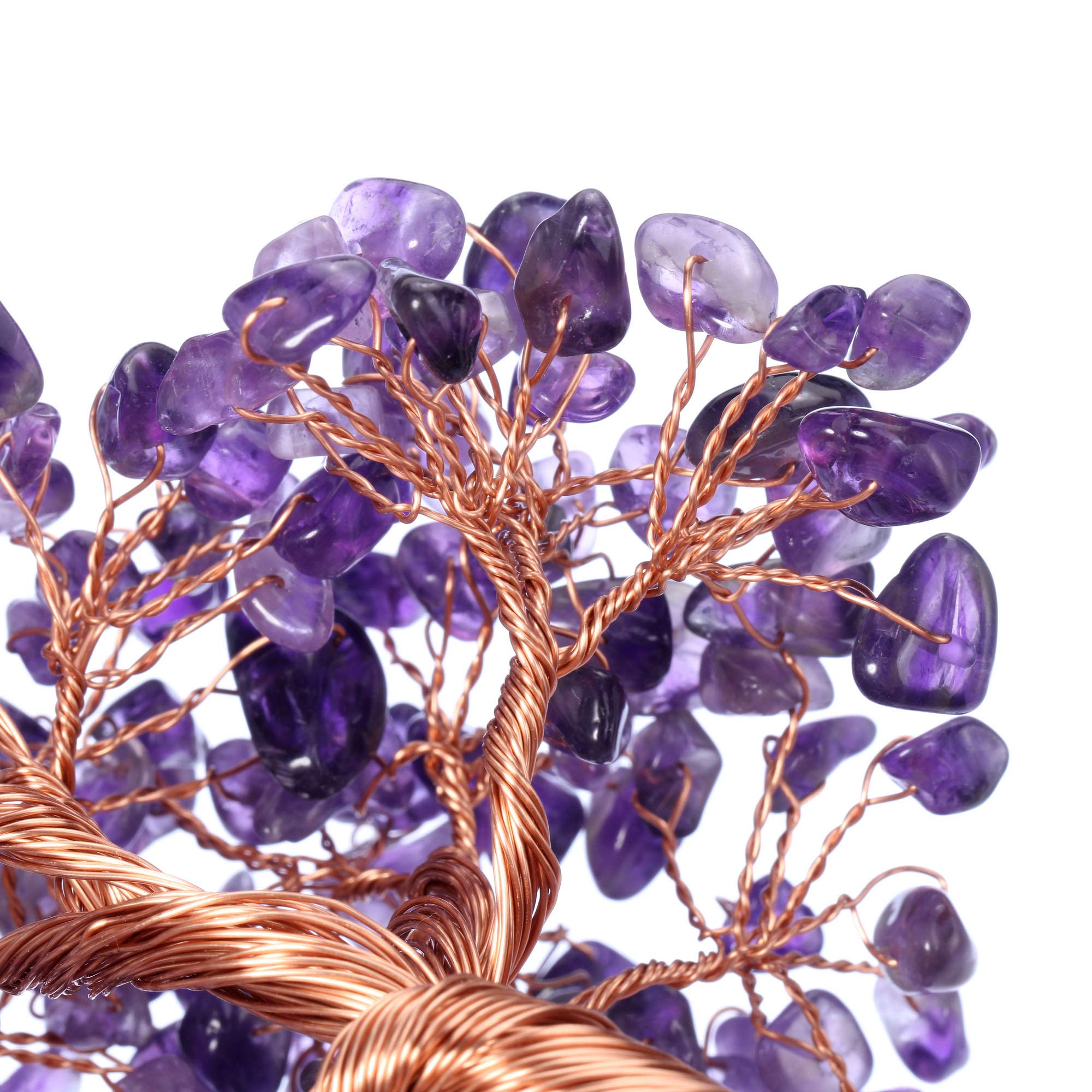 Jovivi amethyst chips texture with polished surfaces for visual sparkle