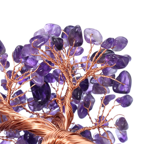 Jovivi amethyst chips texture with polished surfaces for visual sparkle