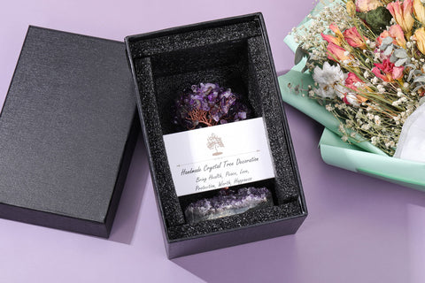 Jovivi packaging gift box and velvet bag protecting the tree during storage