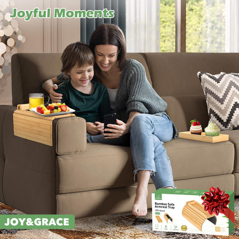 Joy&Grace size comparison with ruler showing adjustable fit guidance