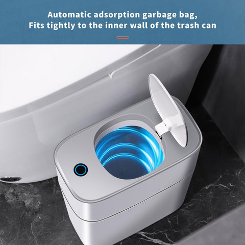 JOYBOS close-up of lid and infrared sensor showing motion activation benefit: hands-free hygiene