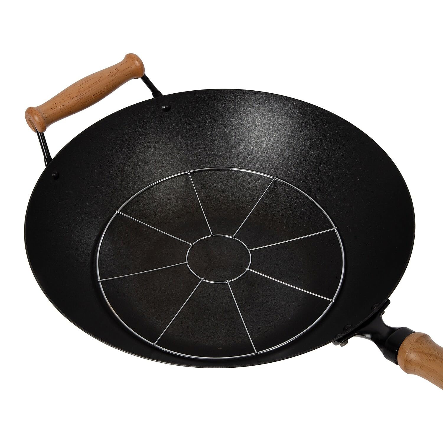 JOYCE CHEN tempura and steaming racks displayed for frying and steaming versatility