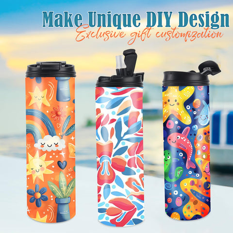 Joyclub hand holding 20 oz tumbler demonstrating portable size and single-hand use