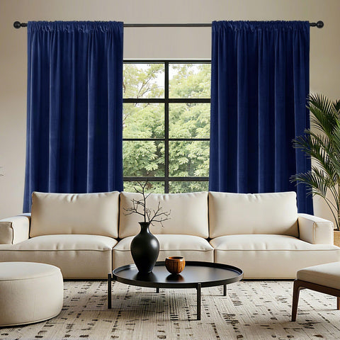 Joydeco rod-pocket detail making installation easy on most curtain rods